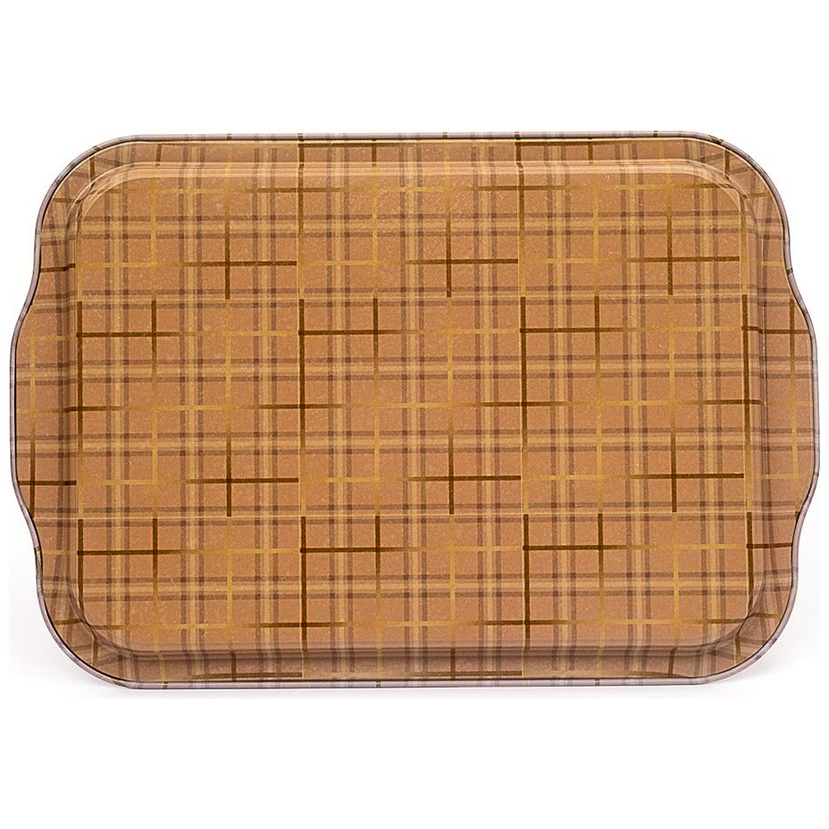 215x316 mm  Rectangular Metal Tray Handle Rosy