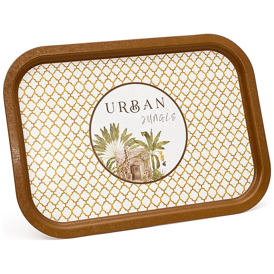285x400 mm Rectangular Metal Tray Tropical Jungle – A Lush Paradise of Nature &amp; Wildlife