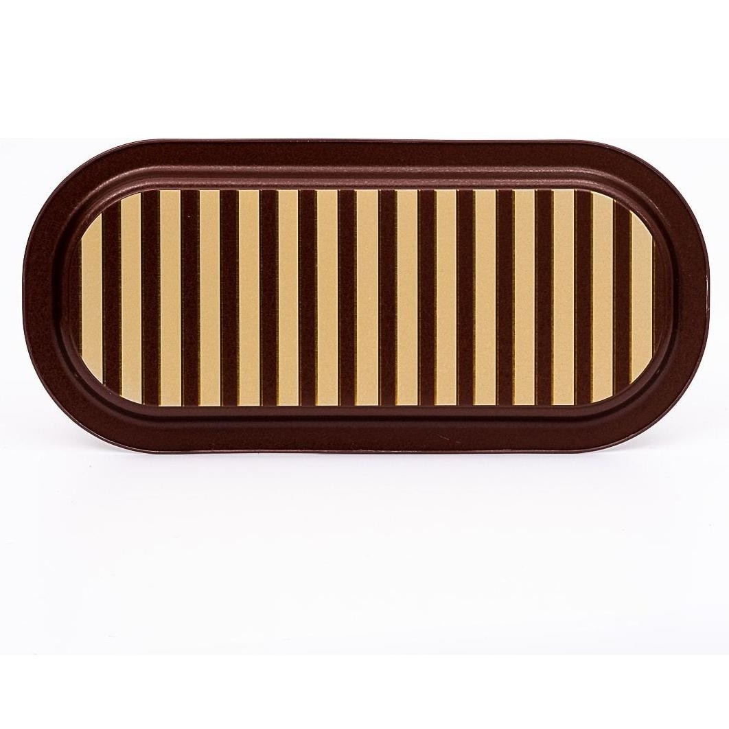 160x350 mm Rectangular Metal Tray Vintage Circus Elegance