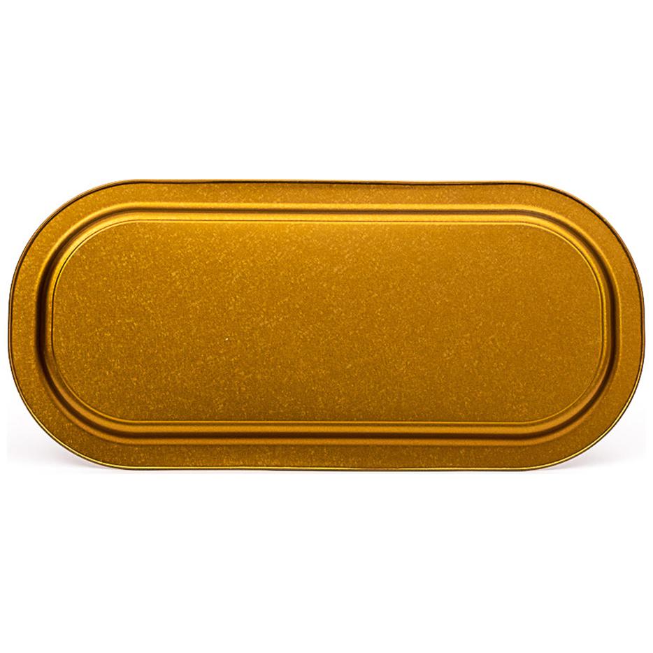 160x350 mm Rectangular Metal Tray Vintage Birdcage Illustration with Colorful Birds