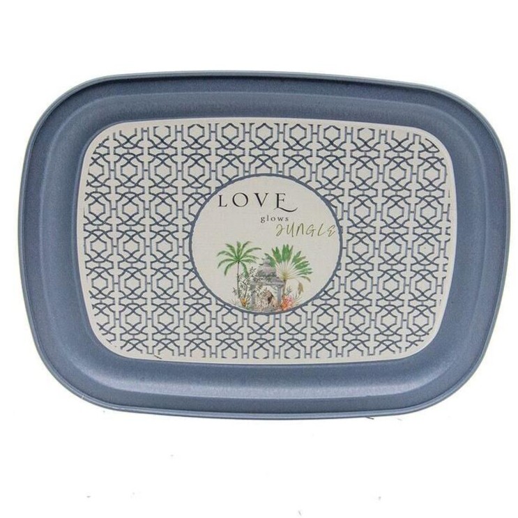 235 x 305 mm Metal Rectangular Tray Tropical Jungle – A Lush Paradise of Nature &amp; Wildlife