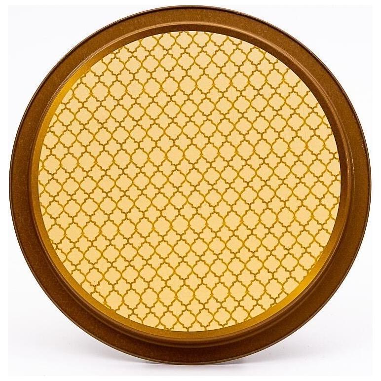 Ø315 mm Round Metal Tray  Tropical Jungle – A Lush Paradise of Nature &amp; Wildlife