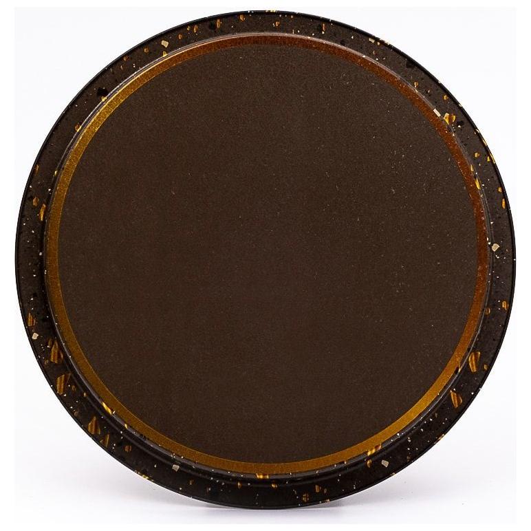 Ø315 mm Round Metal Tray  Terrazzo Brown