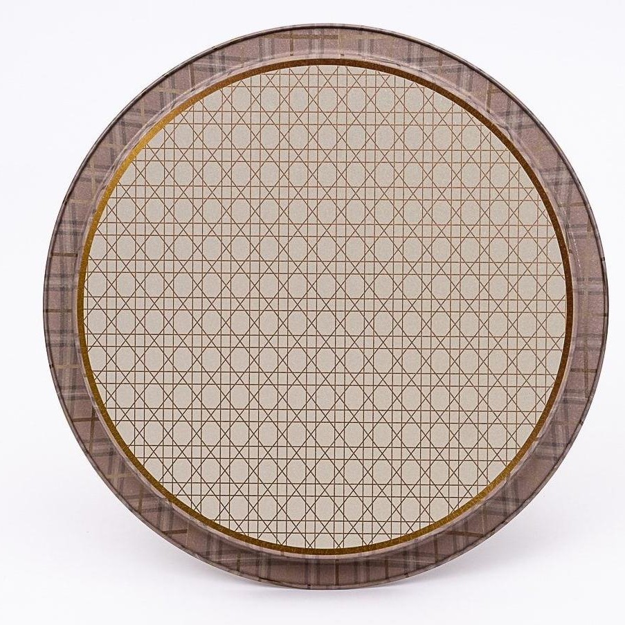 Ø315 mm Round Metal Tray  Rosy