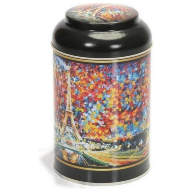 Ø105 x 150 mm  Round Metal Tin – 1.2L with Dome Lid Afremov Paris
