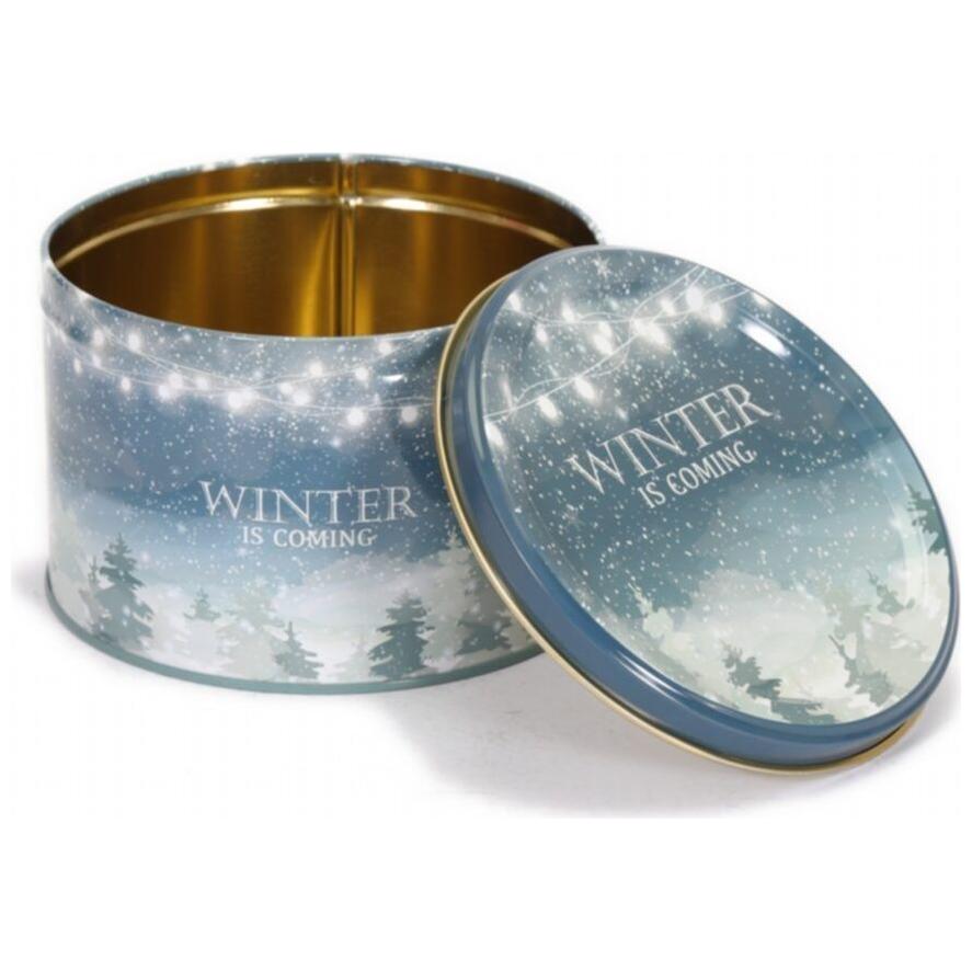 Ø140x90 mm Round Box  1.2L Lets Be Jolly