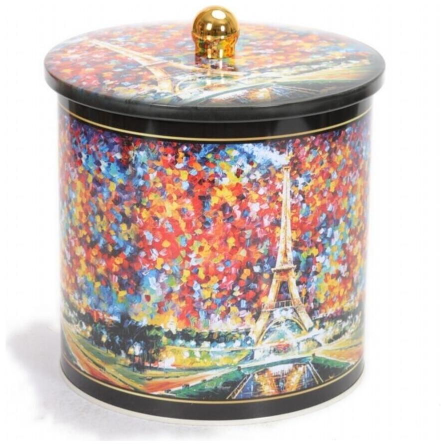 Ø175x180 mm Metal Round Canister 4.1L Knob Handle  Afremov Paris