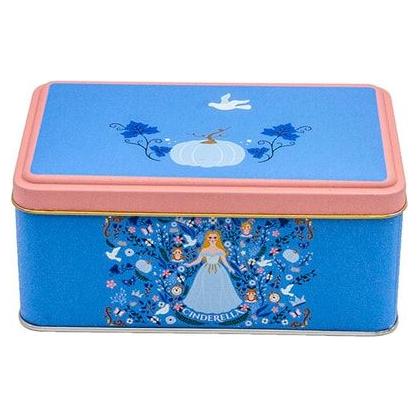 115x190x80 mm Rectangular Metal Storage Box 1.6L Cinderella Themed