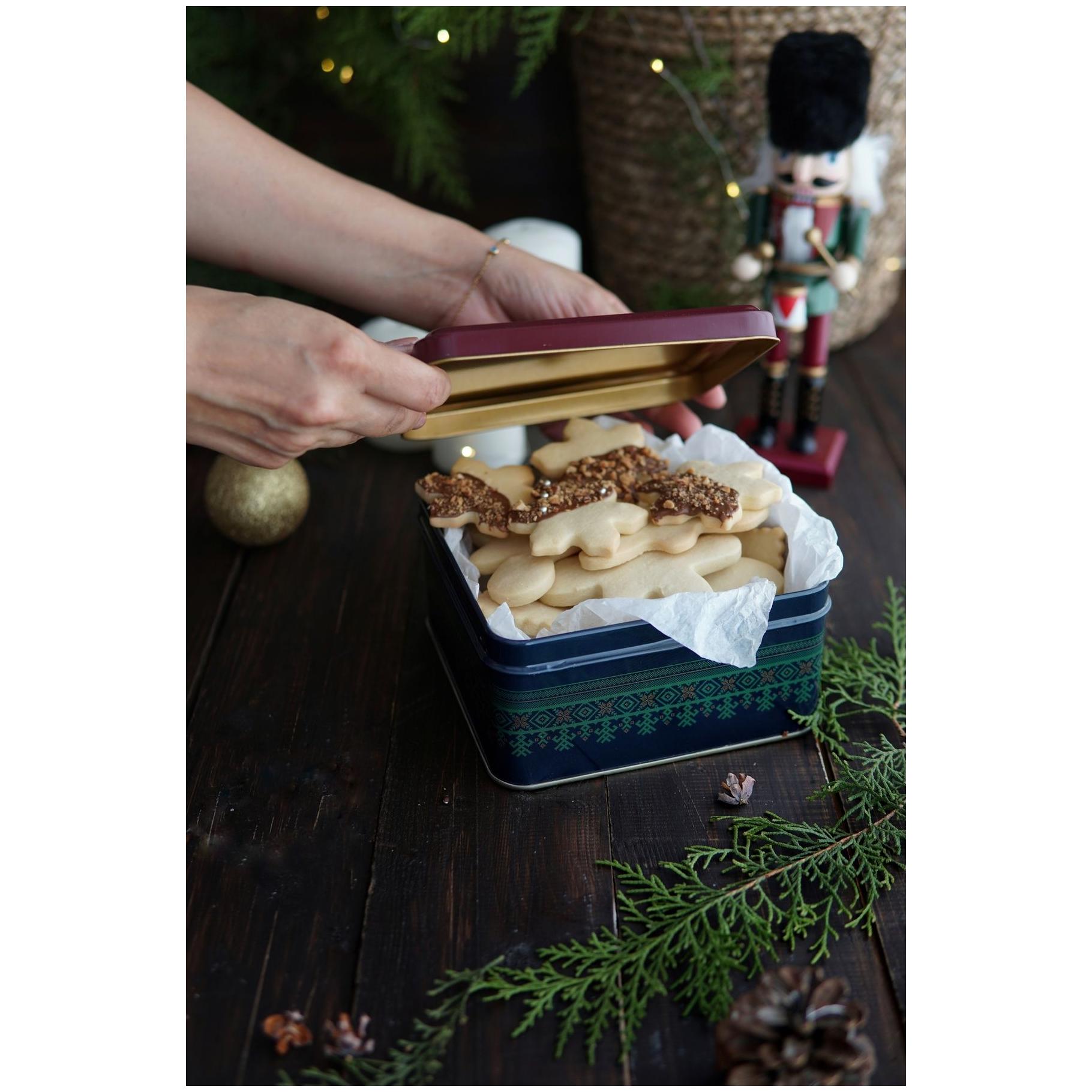 Round box Square box and Tray  ( Set of 3) for christmas  158x158x80 -Ø140x70 mm - Ø315mm Young Soldier Valentine And New Year Design