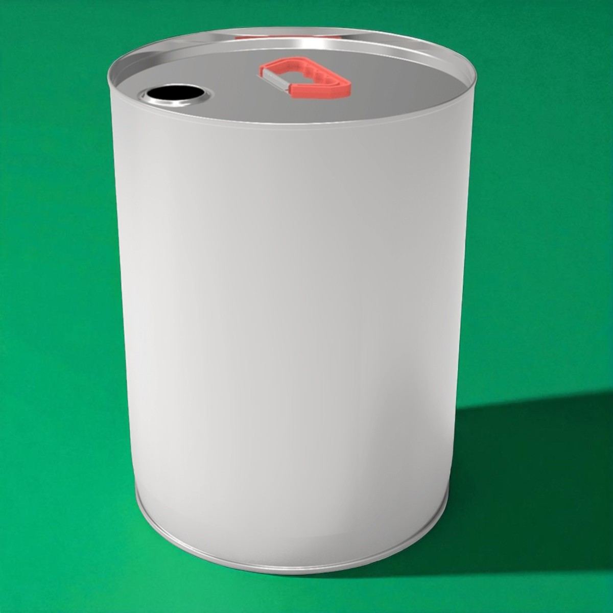 Cylinder Tin Can 21 lt Thinner Metal Container dia 277 x H350 mm 21 lt  