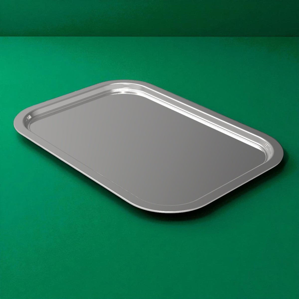 Rectangle Promotional Metal Tray 400x285x13 mm 1.50 Lt  