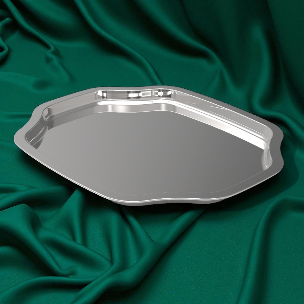 Rectangle Tin Can Large Promotional Tray 330x280x17 mm 1.50 Lt  