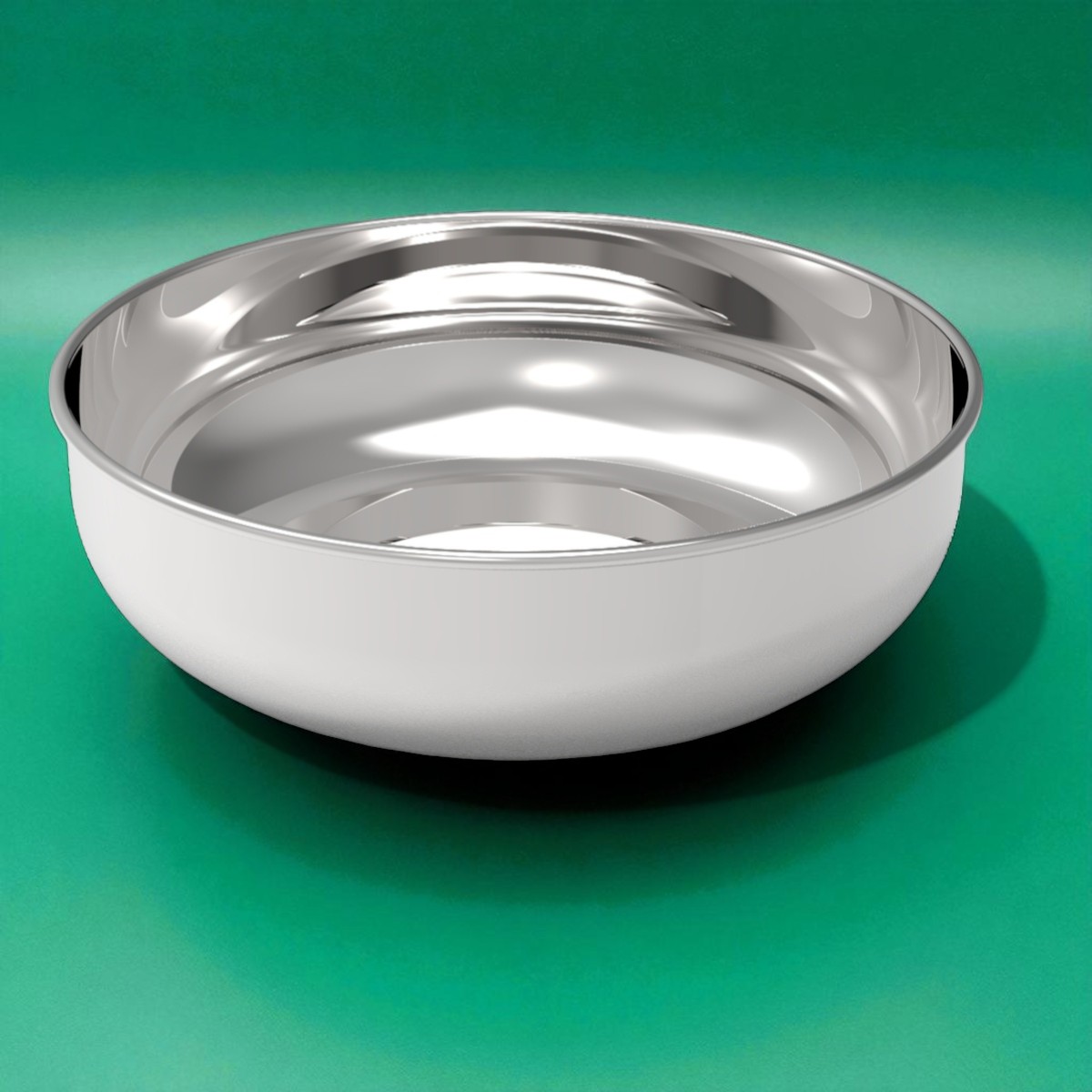 Round metal Bowl dia 90 x H31 mm 0.20 lt  