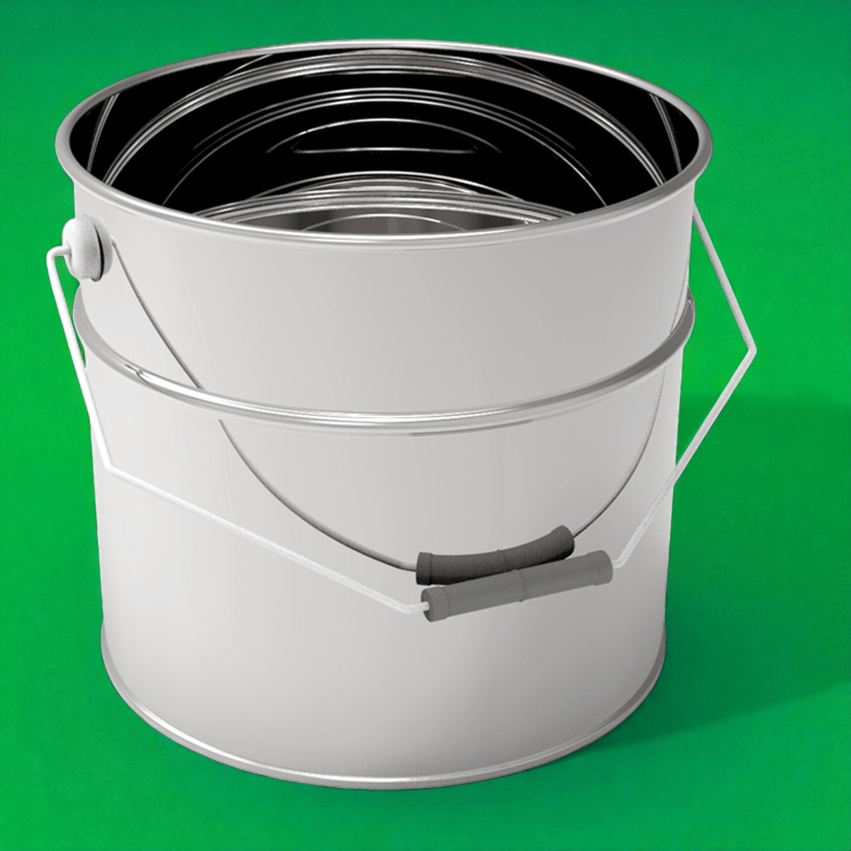 Cylinder Tin Can 14 lt Pralin Waffle Puree Bucket dia 270 x H250 mm 14 lt  