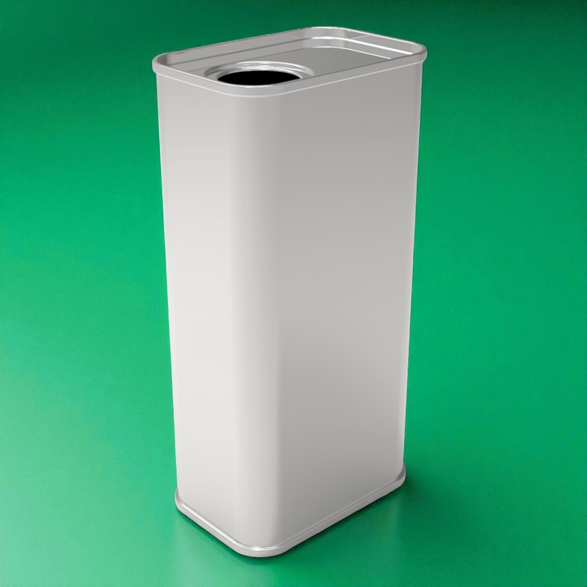 Rectangle Tin Can 500 ml Olive Oil Can  49 x 75 mm x H150 mm 0.5 lt  