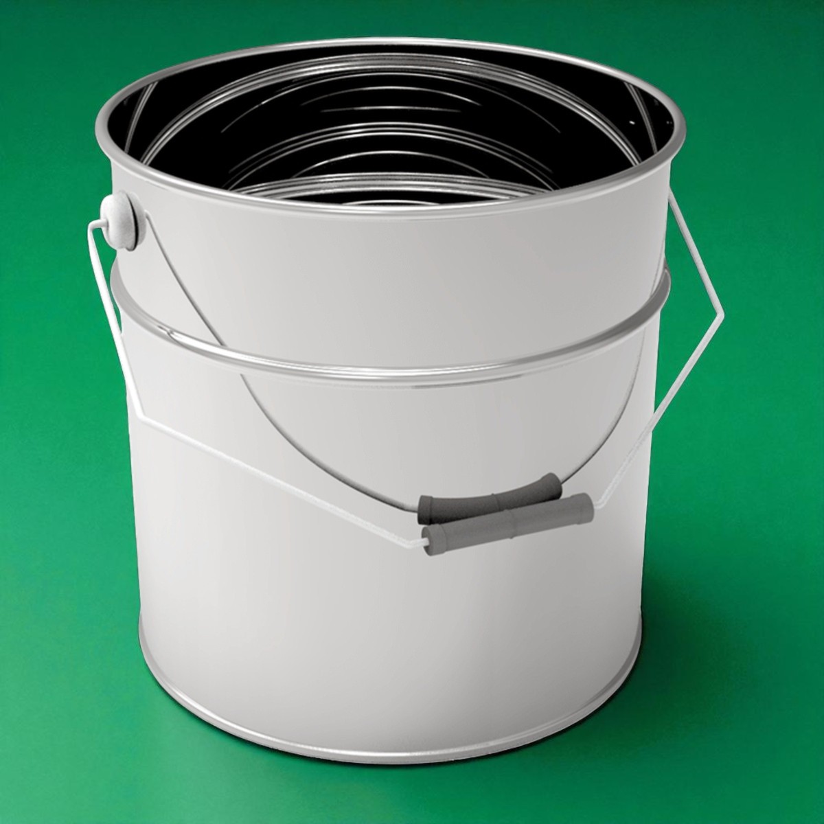 Cylinder Tin Can 3.5 lt Paint Bucket dia 153 x H195 mm 3.50 lt  
