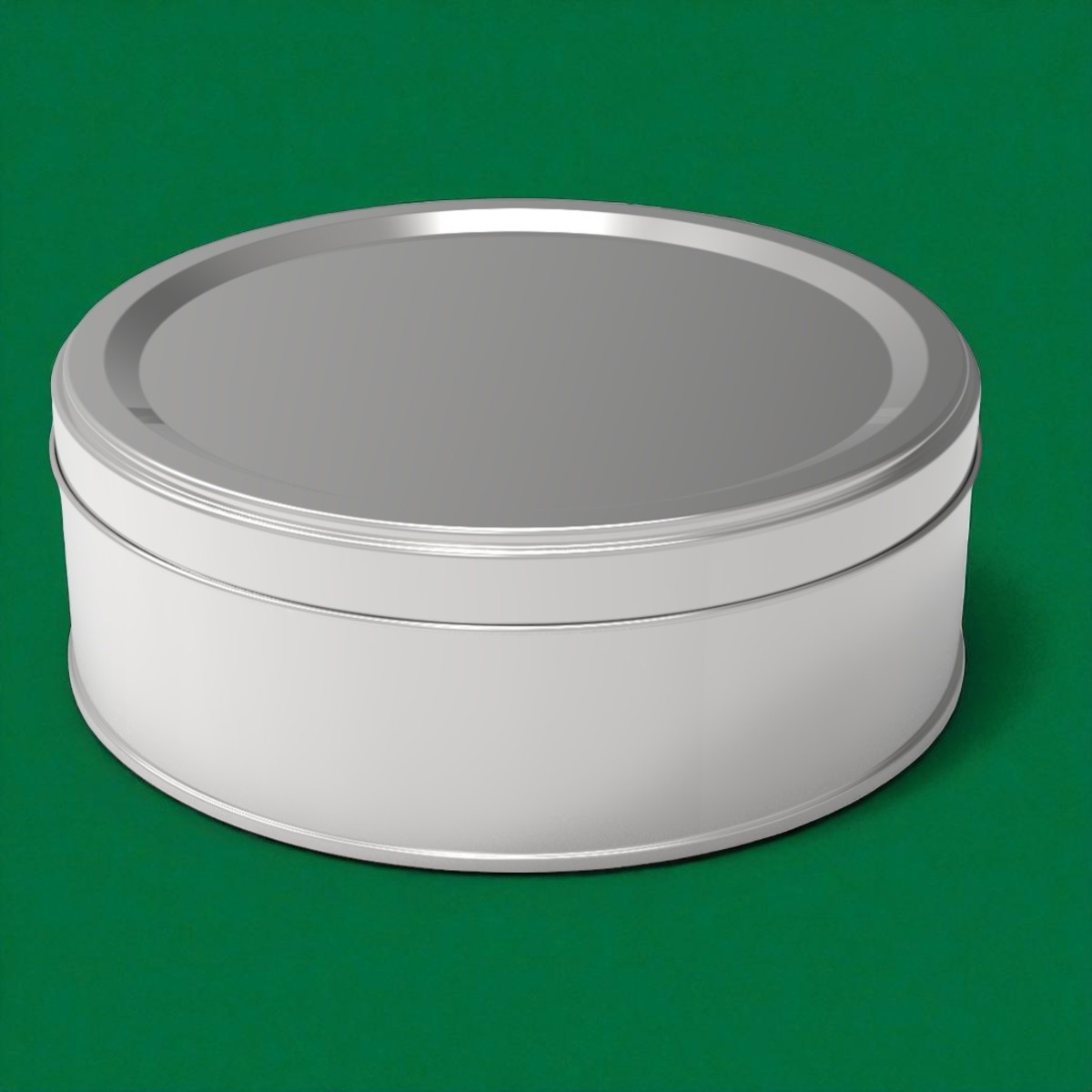 Round Tin Box Cookie Metal Container dia 160 x H44 mm 0.8 lt  Slip Lid