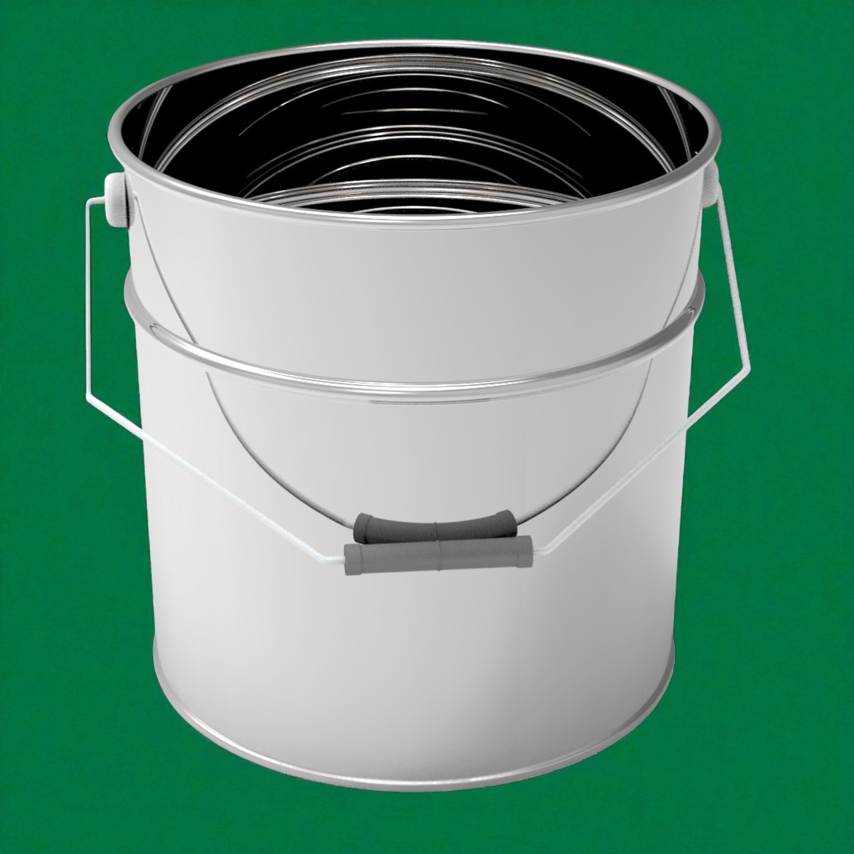 Cylinder Tin Can 3.5 lt Vegetable Oil Bucket dia 153 x H195 mm 3.50 lt  