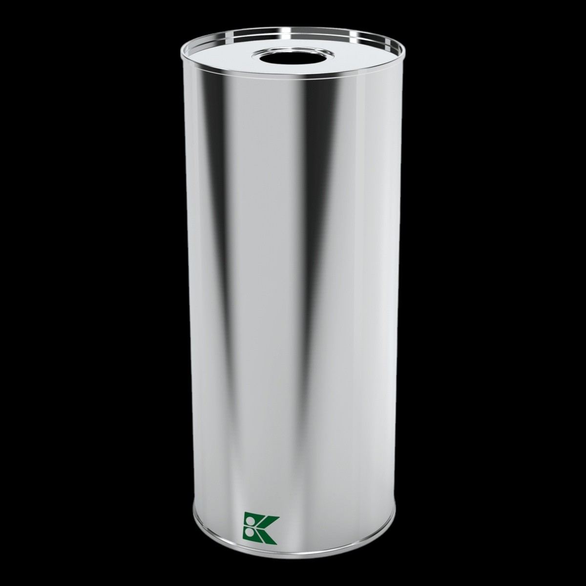 Cylinder Tin Can 2 lt Olive Oil Can dia 105 x H249 mm 2 lt  
