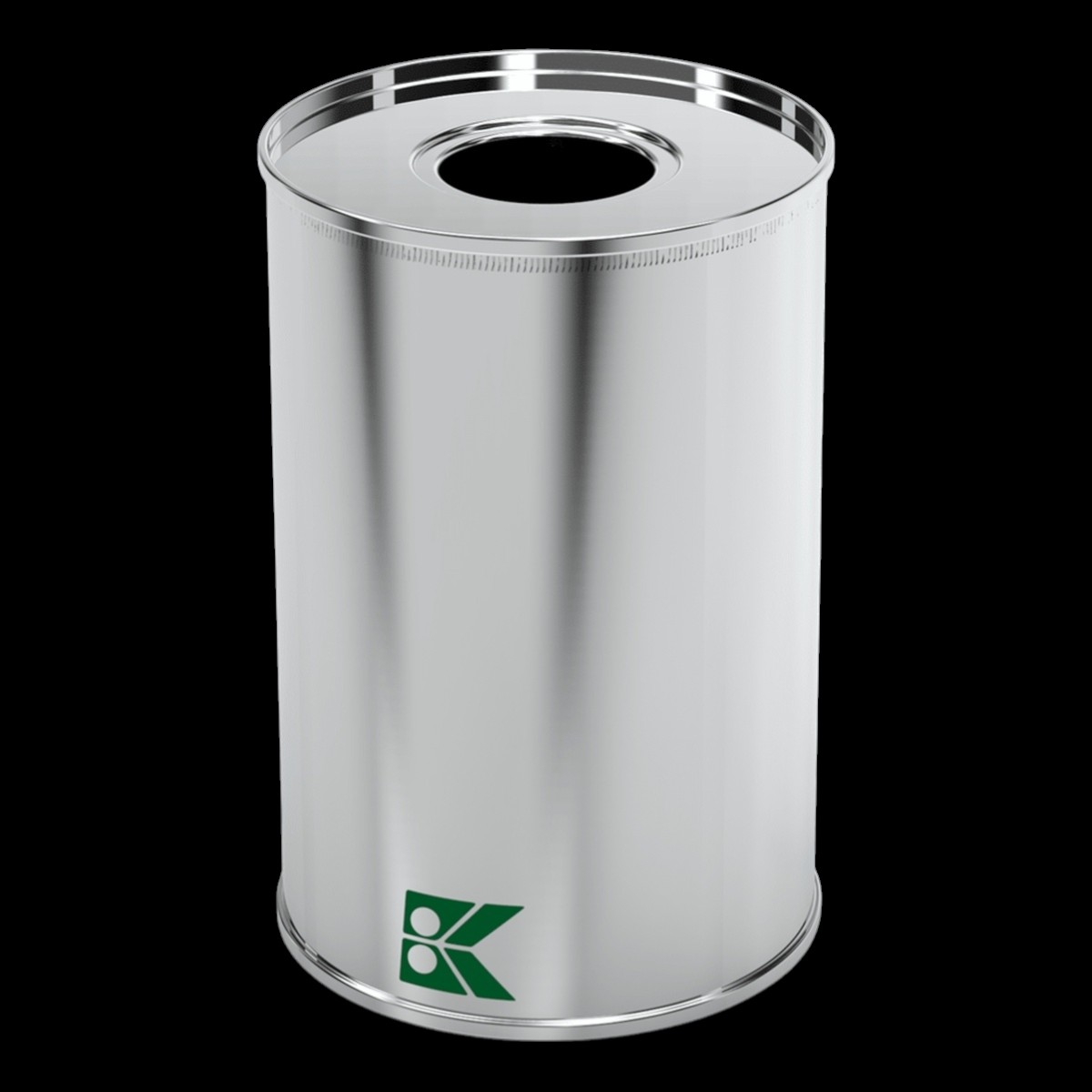 Cylinder Tin Can Agricultural Metal Container dia 83 x H136 mm 0.75 lt  
