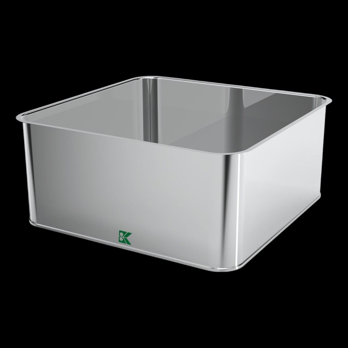 Square Tin Can 5 lt Metal Cheese Container  232 x 232 mm x H100 mm 5 lt  
