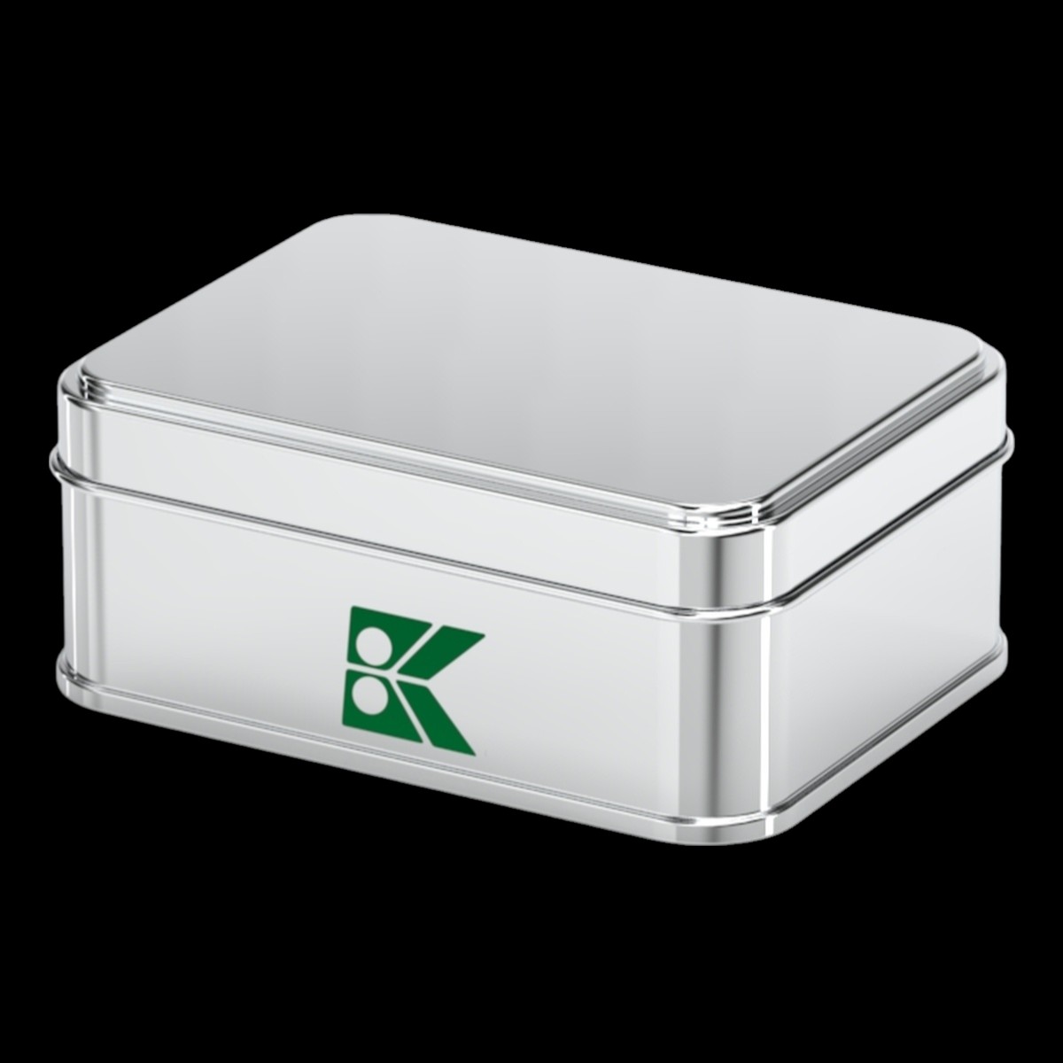 Rectangle Tin Can 100 ml Baklava Sweet Treats Box 60 x 95.0 x 22 mm 0.1 lt  Slip Lid