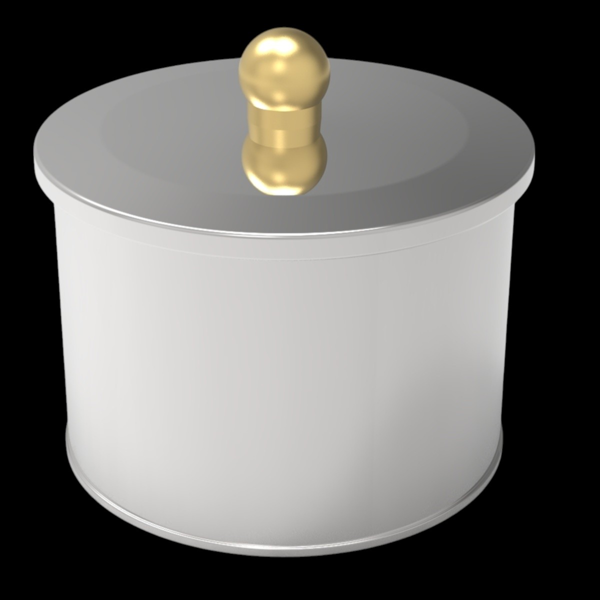 Cylinder Tin Can Cookie Metal Container dia 140 x H100 mm 1.50 Lt  Slip Lid