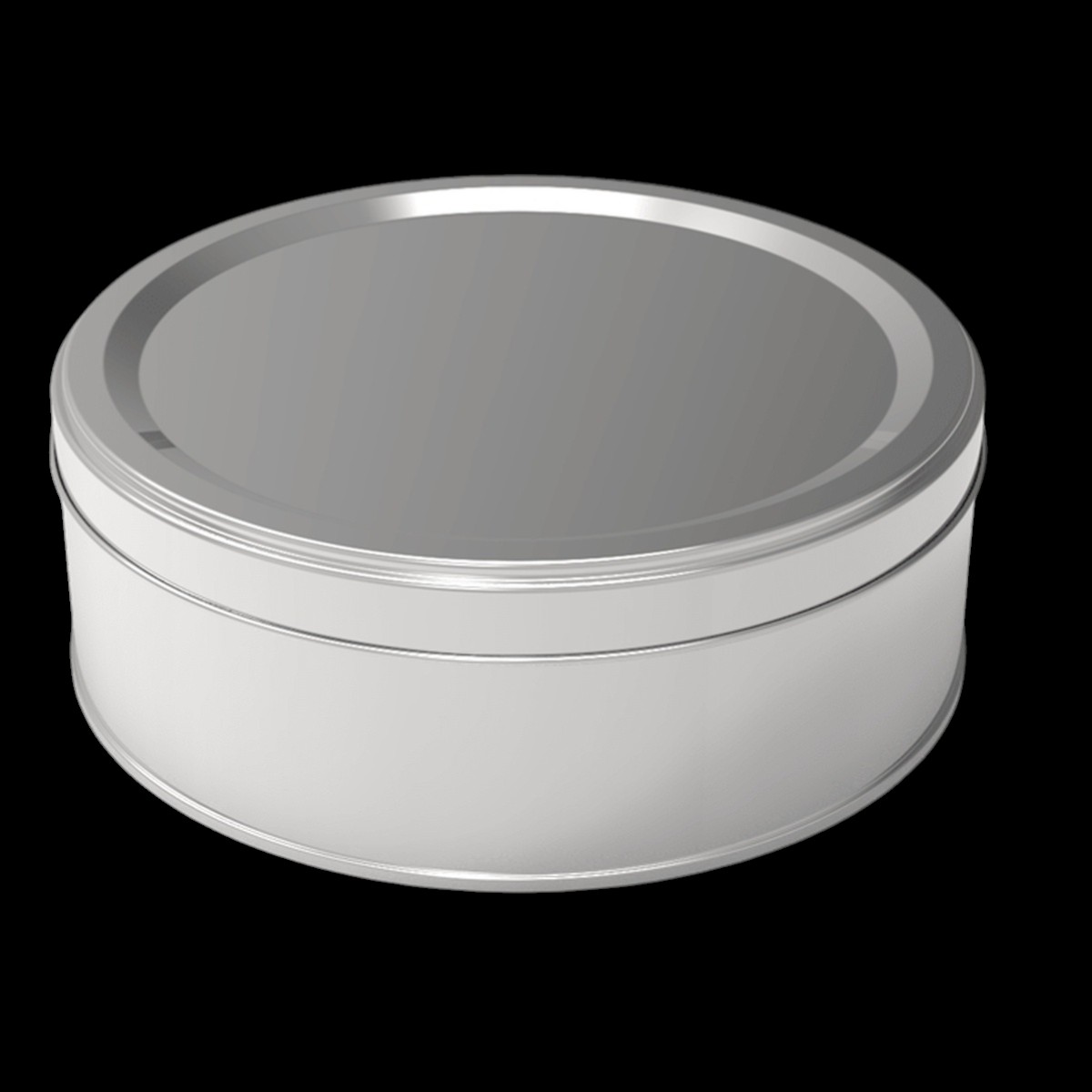 Round Tin Box Halva Metal Container dia 175 x H50 mm 1 lt  Slip Lid