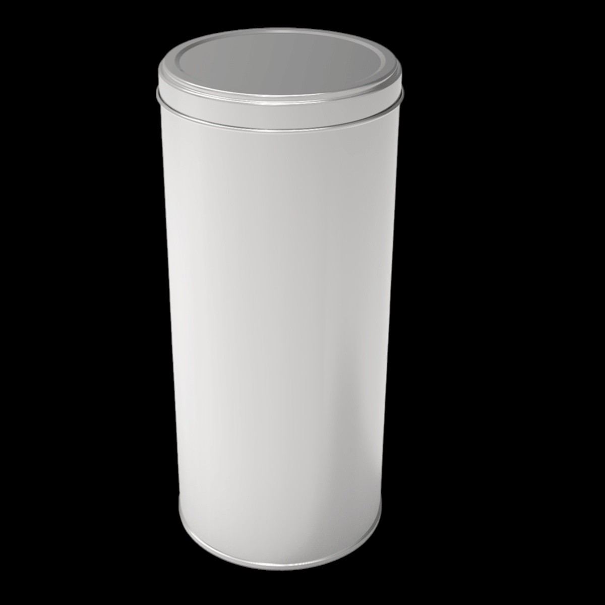 Cylinder Tin Can 3 lt Tea Coffee Metal Container dia 120 x H270 mm 3 lt  Slip Lid