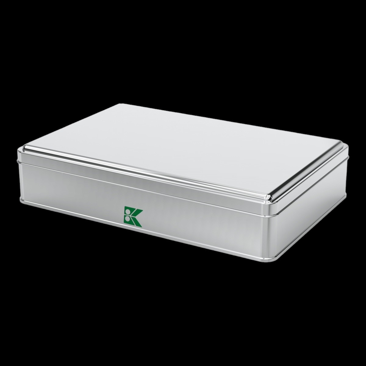 Rectangle Tin Can 1.5 lt Nuts Regional Flavors Box 256 x 168 mm x H35 mm 1.50 Lt  Slip Lid