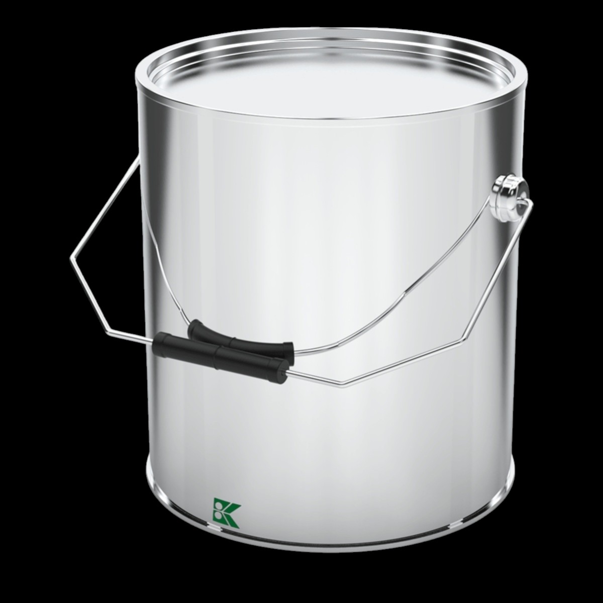 Cylinder Tin Can 5 Liter Paint Bucket dia 175 x H215 mm 5 lt  