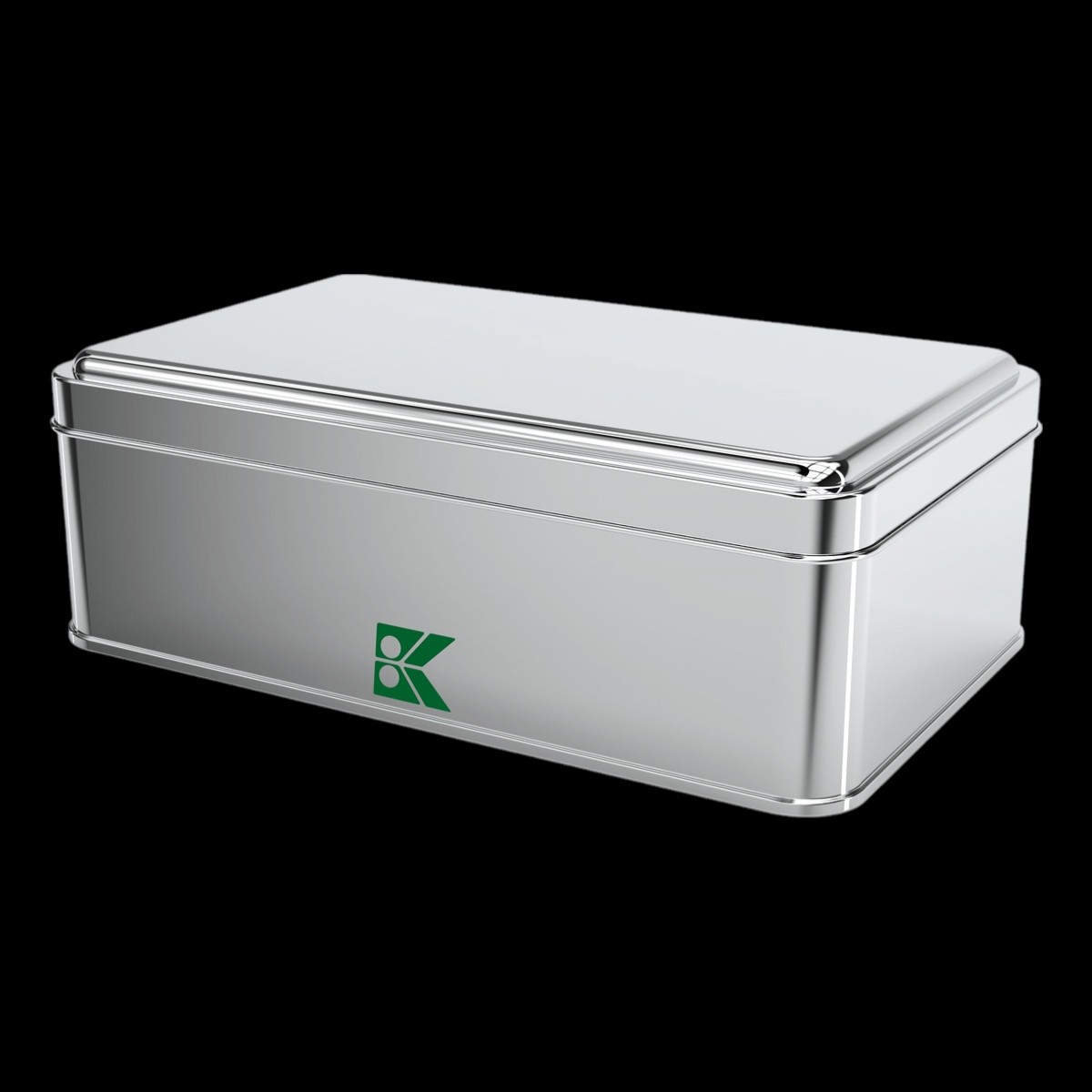 Rectangle Tin Can 1.5 lt Cookie Baklava Box 114 x 188 x 60 mm 1.50 Lt  