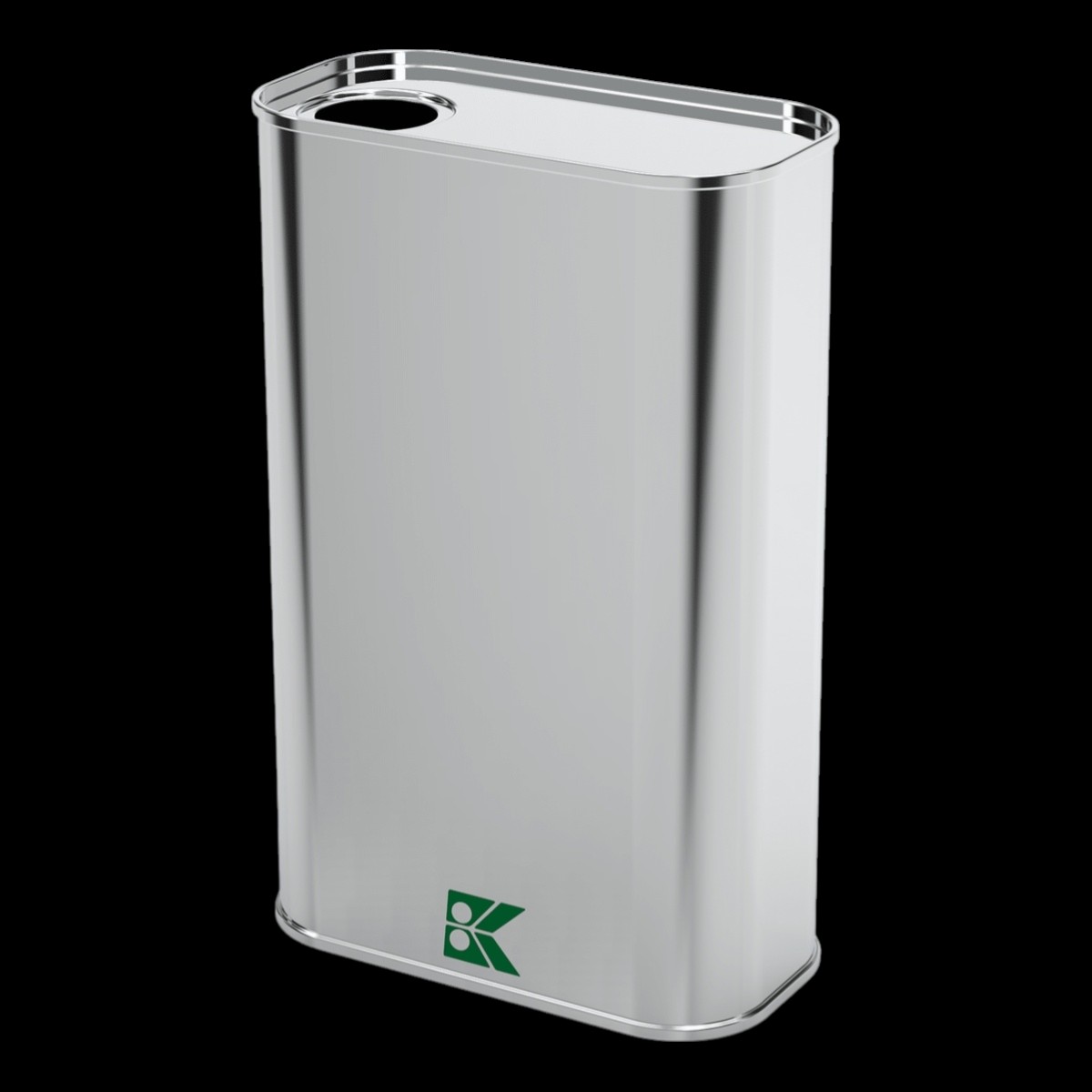 Rectangular Metal tin container Agricultural Storage Container 58 x 115x180mm dimensions  