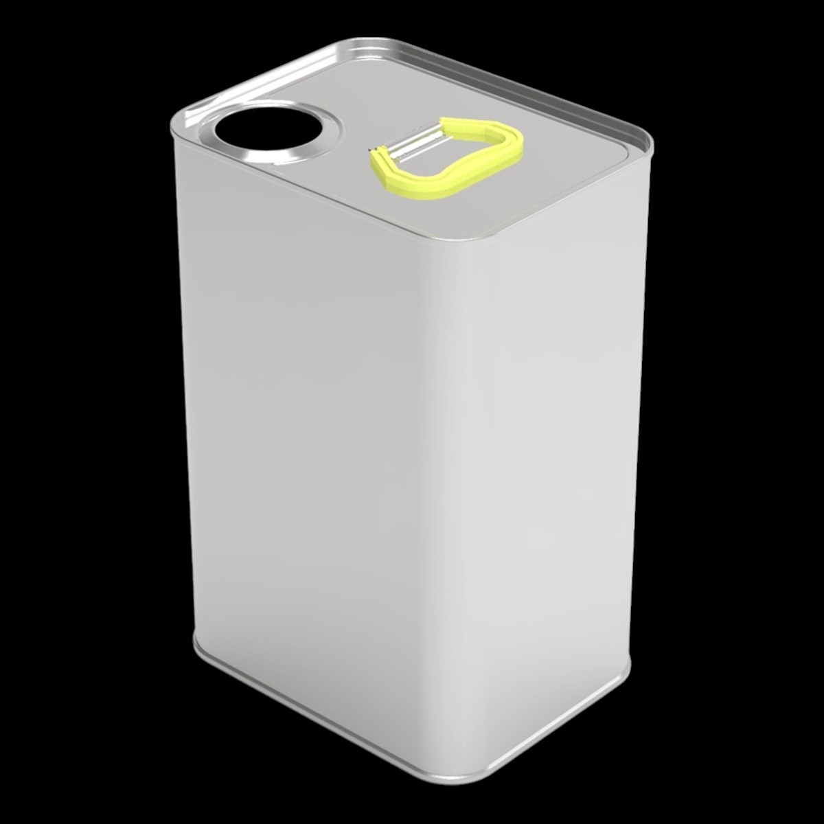 Rectangular Metal tin container Agricultural Storage Container 116 x 150x225mm dimensions  