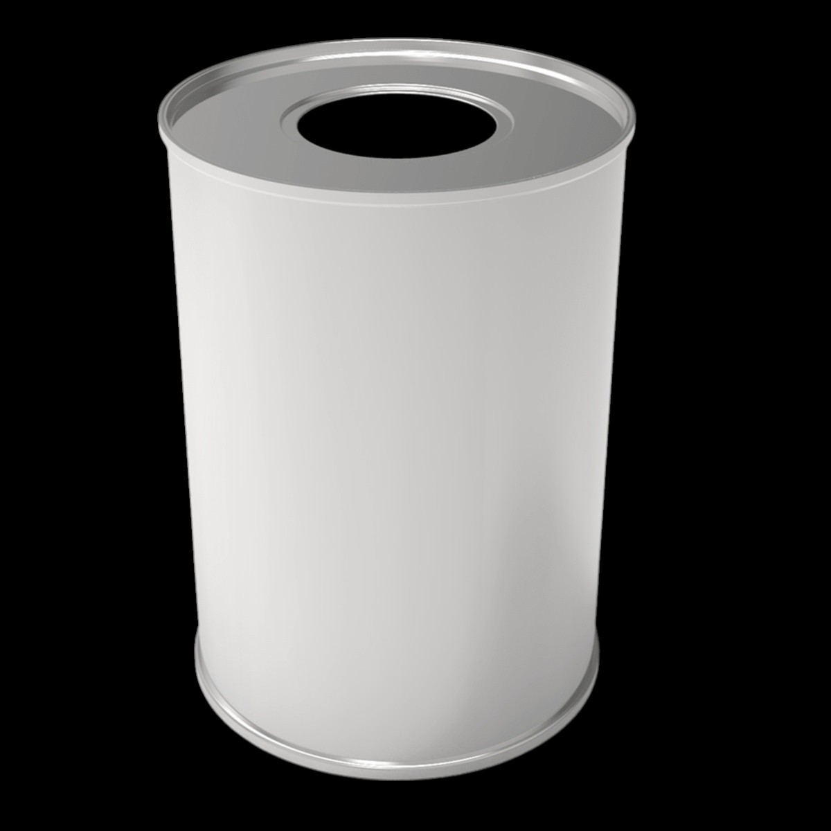 Cylinder 1 lt Paint Tin Can dia 99 x H138mm  