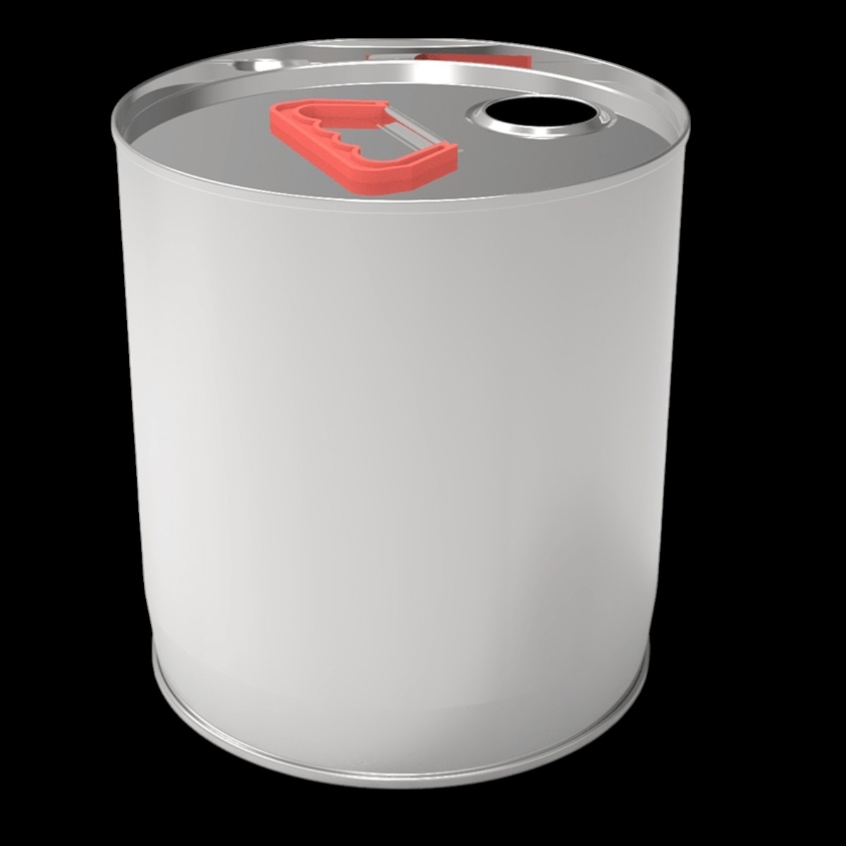 Cylinder Tin Can 4L Thinner Container dia 153 x H230mm  