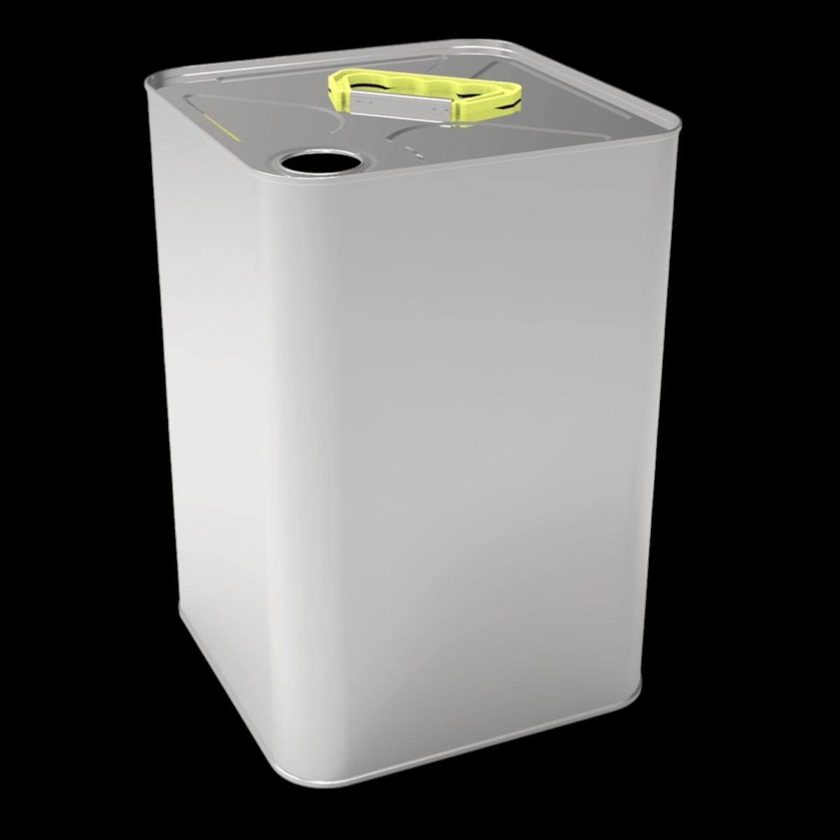 Square Metal tin container 11 Liter Oil Storage Container 198x198x293 mm  