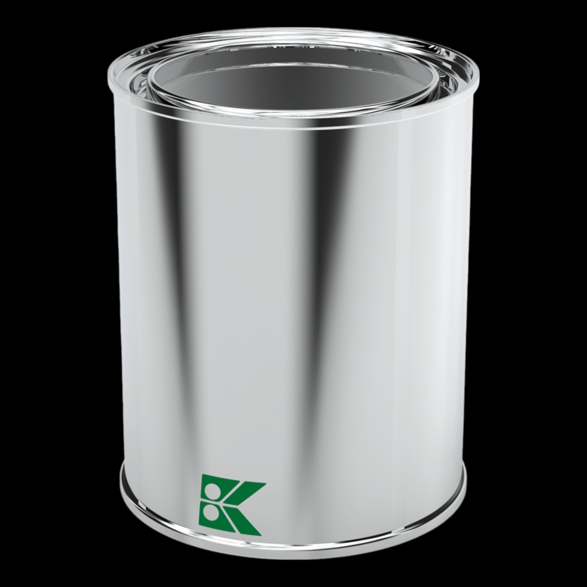 Cylindrical Metal   tin container 1 Liter Agricultural Container 99mm x 128mm  